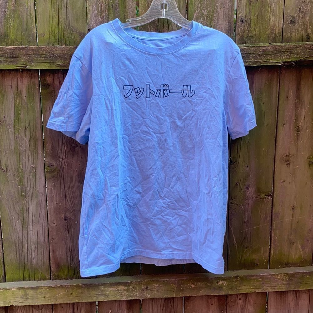 Shein Japanese print tee sz. L